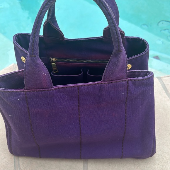 Beautiful RARE purple denim PRADA Canapa 3400 retail! - Picture 9 of 10